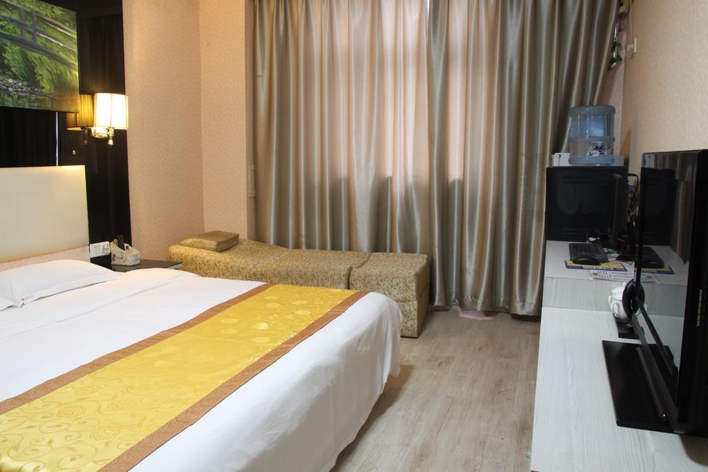 Super 8 Hotel Beijing Shijingshan Jiujiuyuan Exteriör bild